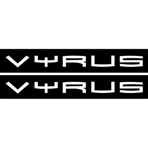 Vyrus Logo Stickers Decals 2x - DecalsHouse