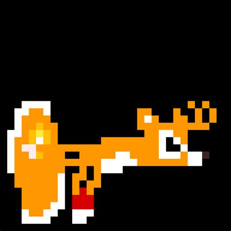 Editing Tails Running Insanely Fast Free Online Pixel Art Drawing