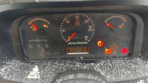 Tractor Dash Warning Lights