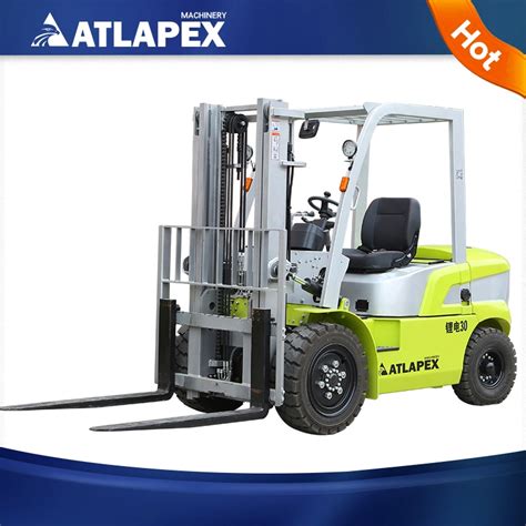 Ton Forklift Truck Electric Forklift With Ce Side Shifter Fork