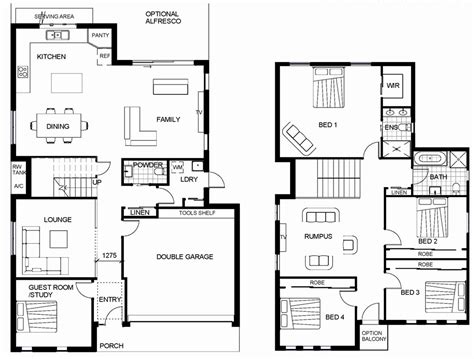 House Sketch Plan at PaintingValley.com | Explore collection of House ...