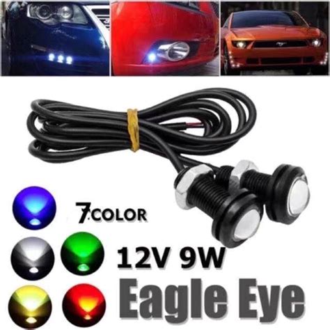 Cod Pair Motorcycle Eagle Eye Led Light W Bracket Led Lazada Ph