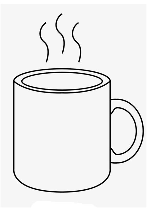 Coffee Mug Coloring Pages Coffee Cup Drawing Coloring Pages Tea Cup