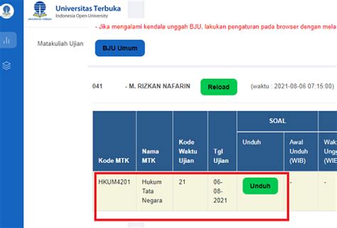 Cara Ikut Ujian Susulan Uas The Universitas Terbuka Ut