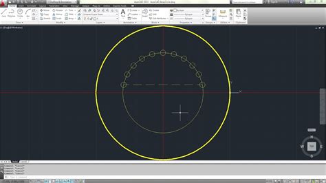 Array A Circle Autocad Hd1080 Youtube