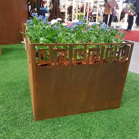 Corten Steel Large Bowls Planter Garden Corten Steel Flower Planter