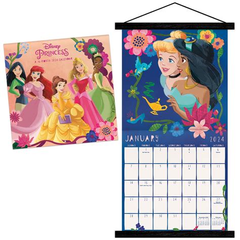 Disney Princess Calendar 2024 Allis Bendite