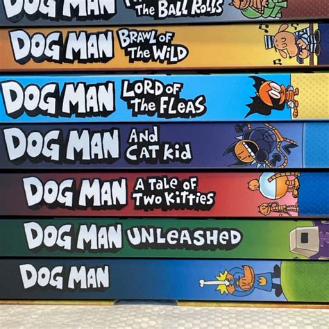 DOGMAN The first Seven Books by Dav Pilkey (s)