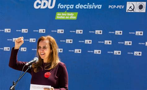 Sandra Cardoso é mandatária da CDU às Europeias Conheça os restantes