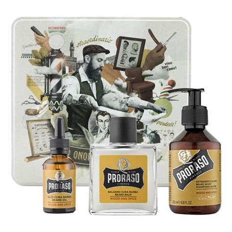 Proraso Coffret Barbe Wood Spice Coffret Soin Cura Della Barba