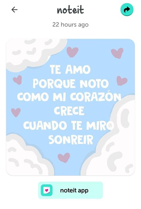 Noteit Amor En 2022 Notas Bonitas Notas Para Mi Novio Frases Para