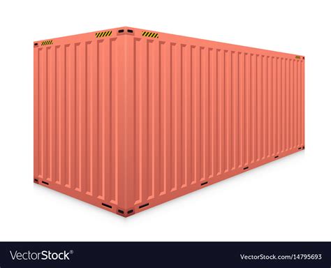 Cargo Container Royalty Free Vector Image Vectorstock