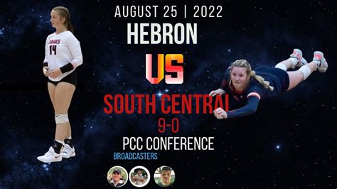 Hebron Hawks Vs South Central Satellites Pcc Volleyball On Rcspn Youtube