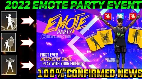 FREE FIRE EMOTE PARTY EVENT EMOTE PARTY EVENT FREE FIRE KAB