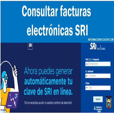 Consultar Facturas Electr Nicas Ecuador Sri Brenp