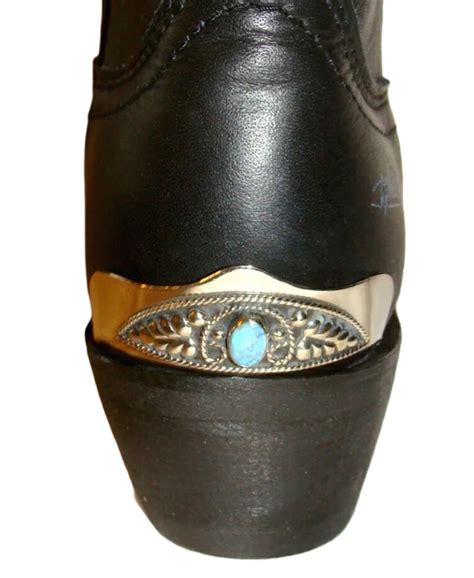 The Wild Cowboy • Silver Or Gold Cowboy Boot Tips And Heel Guards