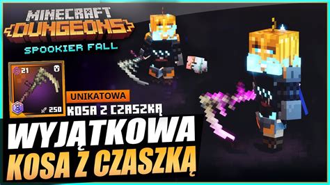 Kosa Z Czaszk Z Halloween W Minecraft Dungeons Spookier Fall Event