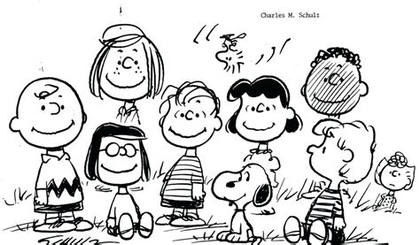 Peanuts Characters Coloring Pages at GetColorings.com | Free printable colorings pages to print ...