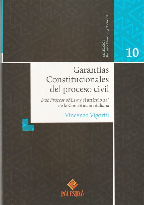 Garantías Constitucionales del Proceso Civil Due Process of Law y el