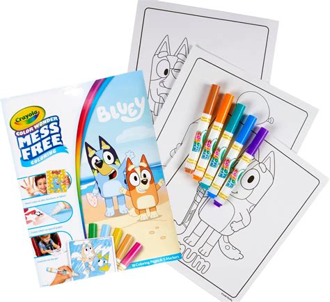 Crayola Bluey Color Wonder Coloring Book Mess Australia Ubuy