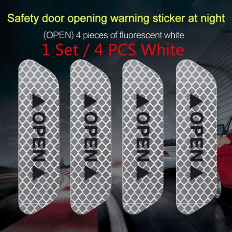 Stuks Auto Reflecterende Waarschuwing Stickers H Grandado