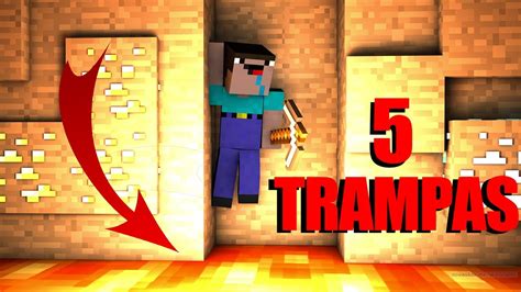 5 TRAMPAS PARA TROLLEAR A TUS AMIGOS EN MINECRAFT SURVIVAL YouTube