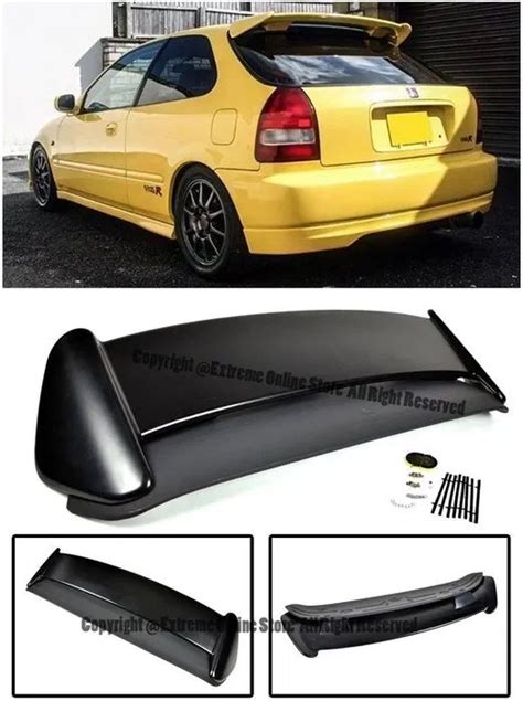 LIP SPOILER AILERON PALA ABA LAMINA LÁBIO AVENTAL RABETA HONDA CIVIC