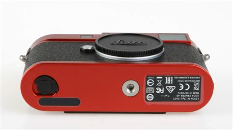 Leica M Typ Red Anodized Finish Leica Store Lisse