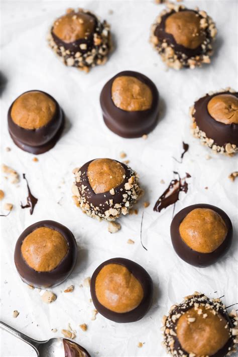 Healthier Vegan Buckeyes (Refined Sugar Free) - Crowded Kitchen