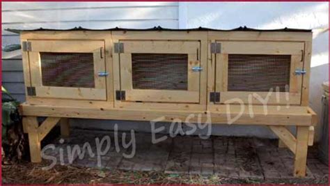 50 Diy Rabbit Hutch Plans To Get You Started Keeping Rabbits