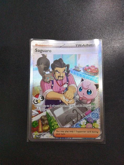 Pokemon TCG Saguaro Full Art Trainer SIR Special Illustration Rare