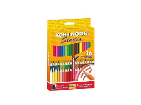 Koh I Noor Dh Crayon De Couleur Multicolore Pi Ce S Conforama