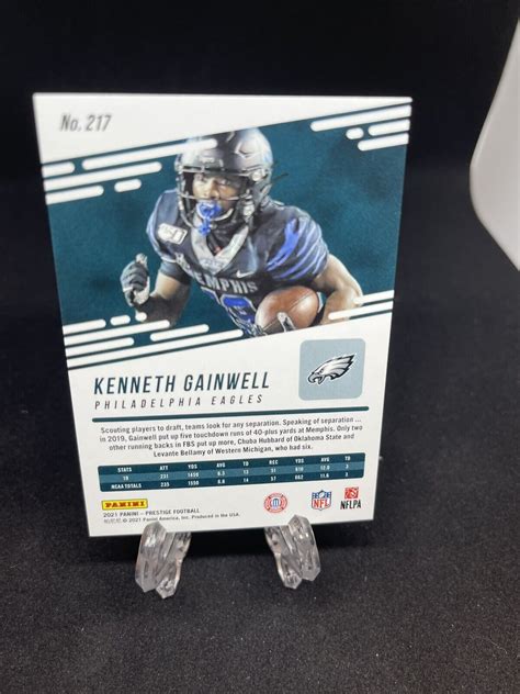 2021 Prestige Kenneth Gainwell Red Xtra Points RC 217 D 147 299