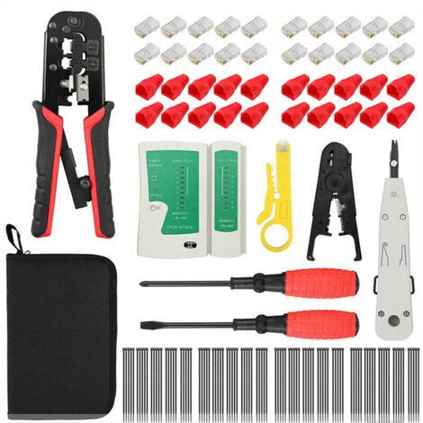 Kit d outils de réparation réseau LAN électronique Pince à sertir