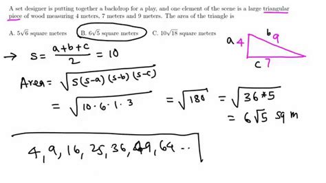 Finding Area Of A Triangle Using Herons Formula Youtube