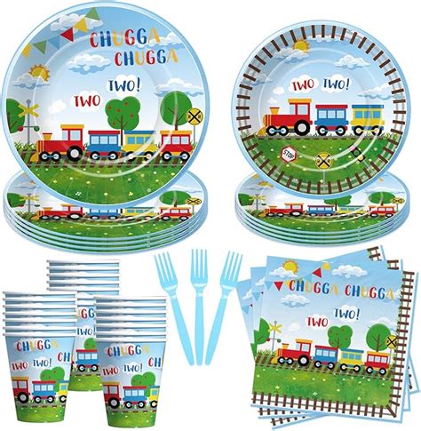 Amazon APOWBLS Chugga Chugga Two Two Party Supplies Train 2nd