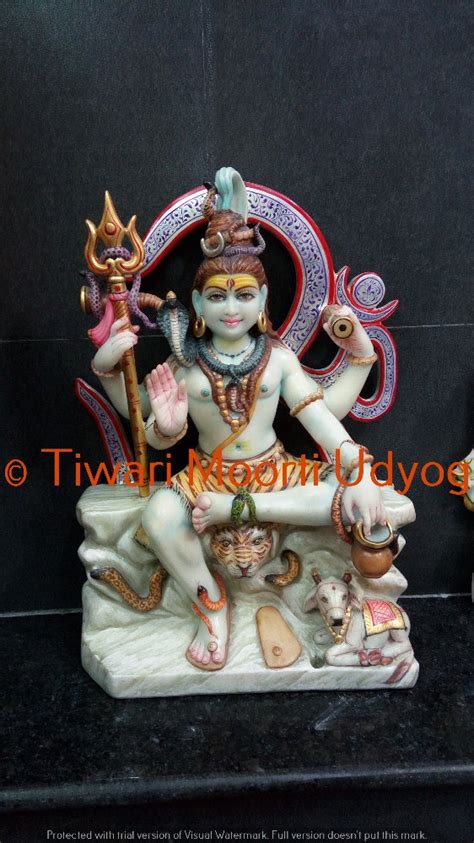 Tiwari Moorti Marble Mahadev Statue Size At Rs In Jaipur