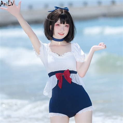 Bodysuit Pajamas Lingerie Kawaii Cosplay Swimsuit Anime Lingerie