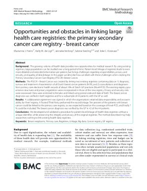 Fillable Online Cancer Registries And Data Protection In The Age Of