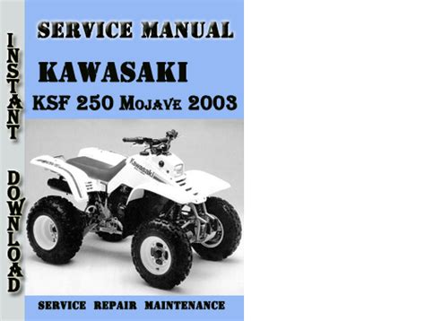 2017 Kawasaki Mojave 250 Owners Manual