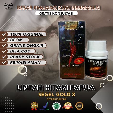 Jual Minyak Lintah Hitam Papua Segel Gold Asli Original Obat