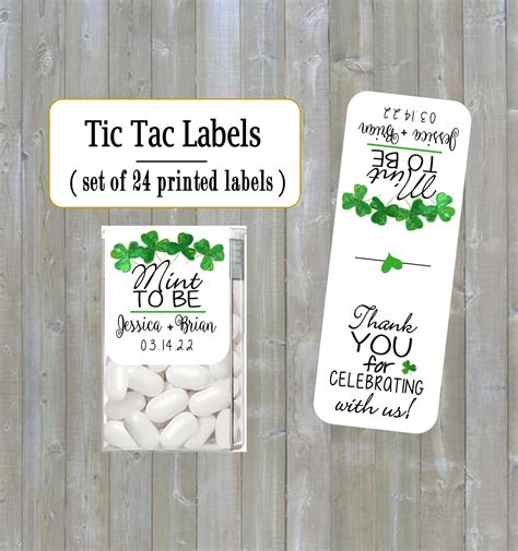 Tic Tac Labels Template Free Printable Calendars At A Glance