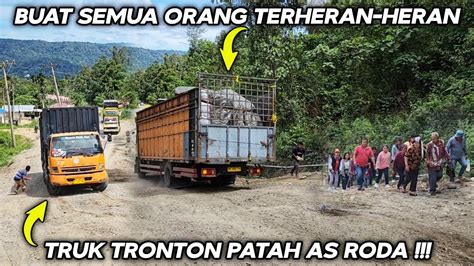 Aksi Sopir Buat Semua Orang Terheran Heran Detik Detik Truk Tronton