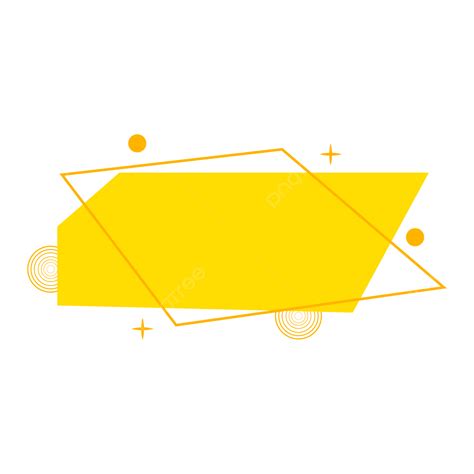 Geometric Abstract Shapes Vector Hd Images Yellow Text Box Sale Banner