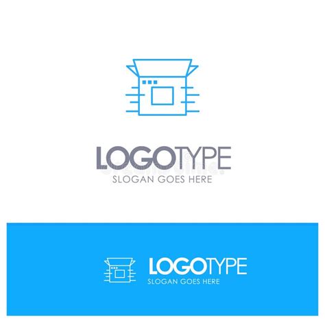 Product Release Business Modern Product Release Blue Outline Logo