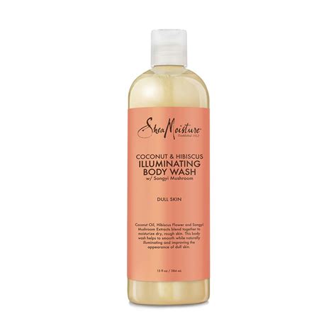 Shea Moisture Coconut And Hibiscus Illuminating Body Wash 13 Oz