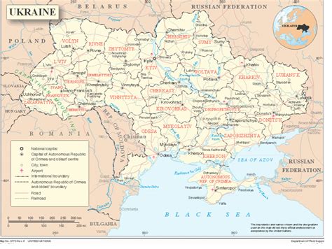 Ukrainian Border Map