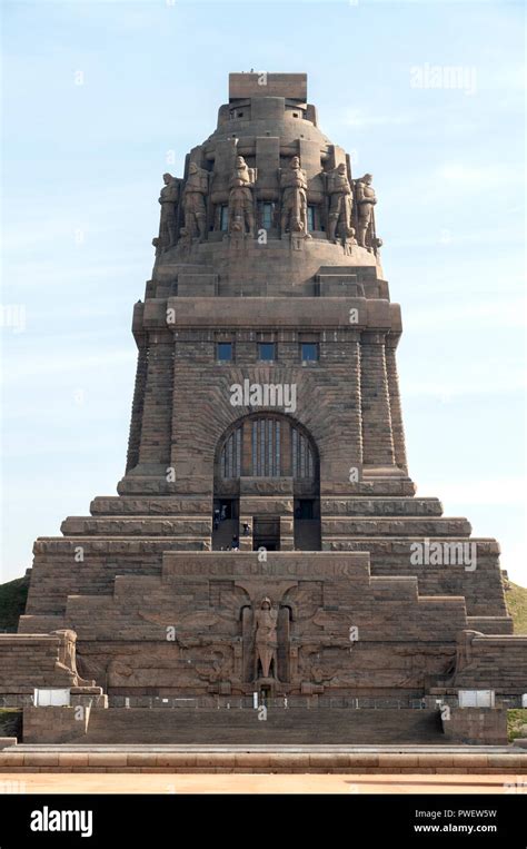 Monument To The Battle Of The Nations Is A Monument In Leipzig Germany