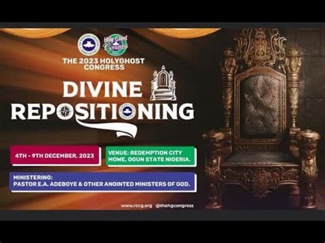 Rccg Holy Ghost Congress Day Youtube