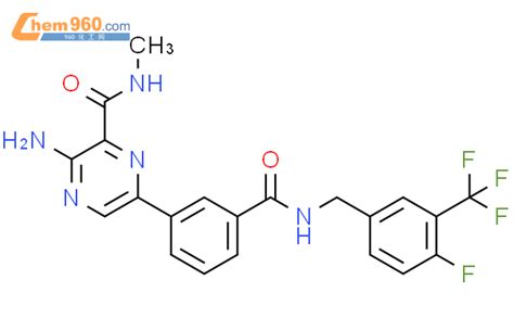 625461 75 8 Pyrazinecarboxamide 3 Amino 6 3 4 Fluoro 3